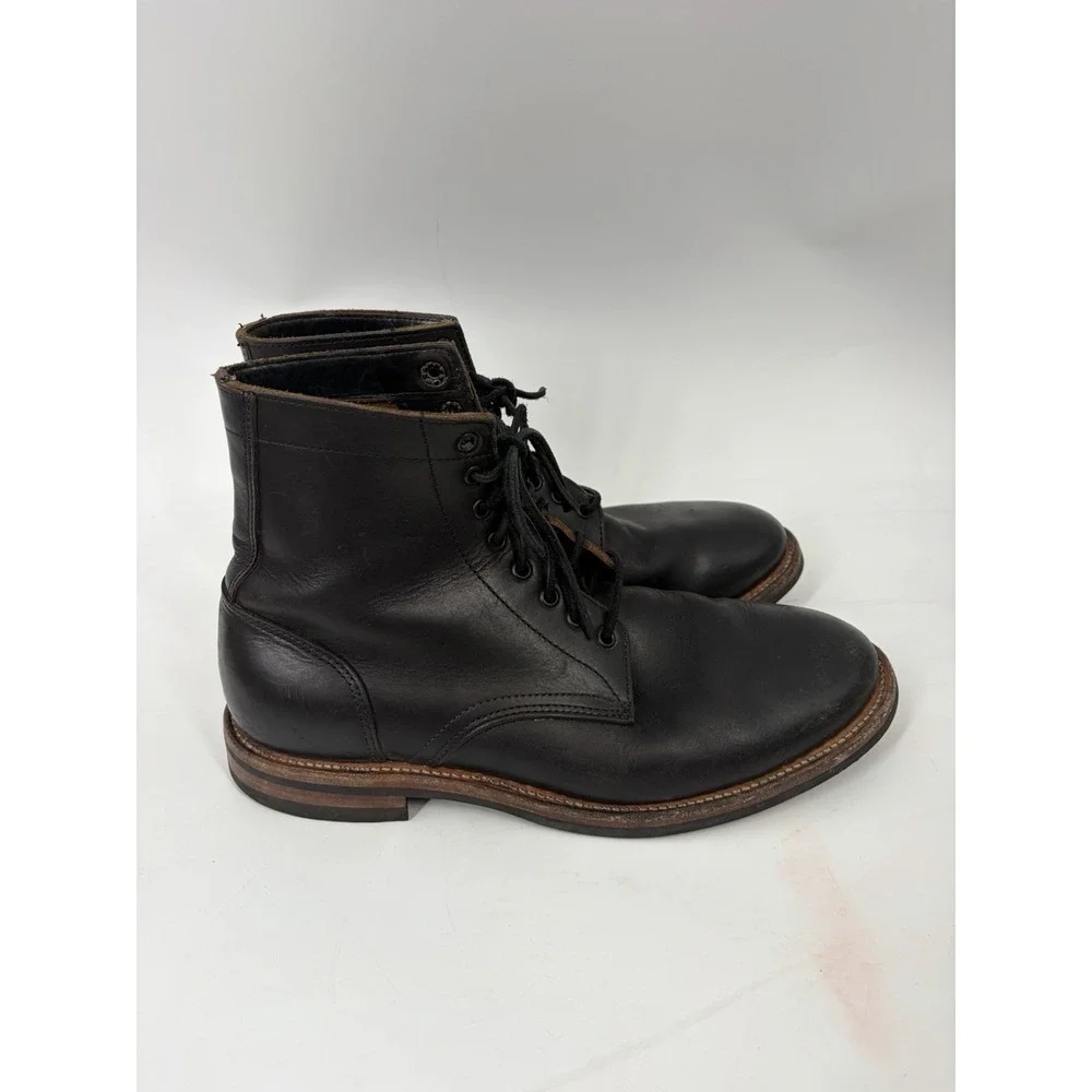 Oak Street Bootmakers Leather Trench Boots Size 11 D Natural Dainite Soles USA